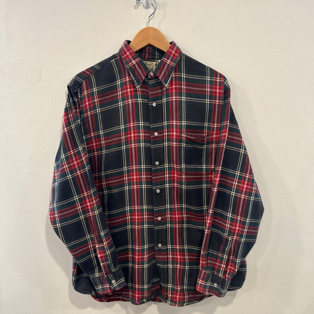 L.L. Bean Freeport Maine Plaid Flannel